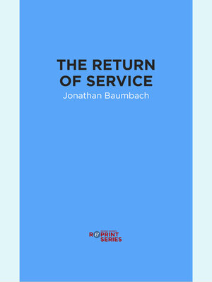 cover image of The Return of Service
